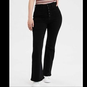 Highest Rise Black Flare Jeans